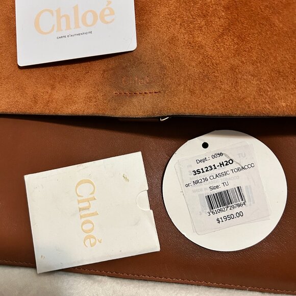 Chloe Brown Medium Faye Bag - Picture 13 of 16